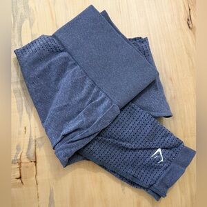 Gymshark Vital Seamless 2.0 Leggings - Blue - (L)